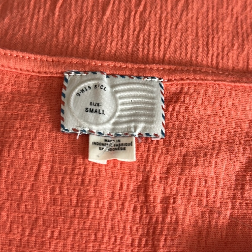 Final Sale 🔥 No More Low Offer Anthropologie Postmark Slanted Layers Tee Small - Picture 7 of 10